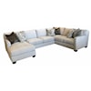 JMD Furniture 1300 1300-3 PC Down Chaise Sectional