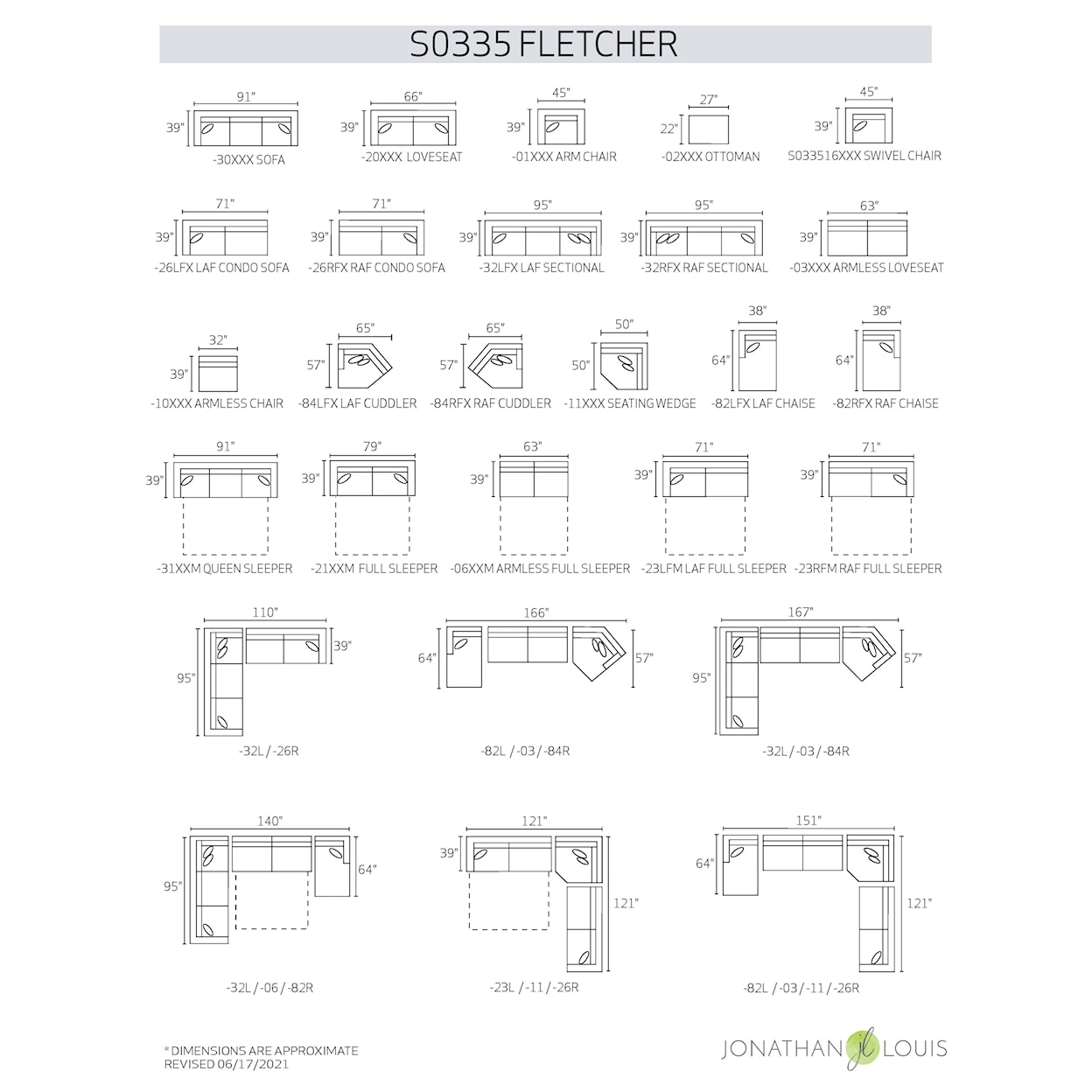 Joyful Living Fletcher Fletcher Loveseat