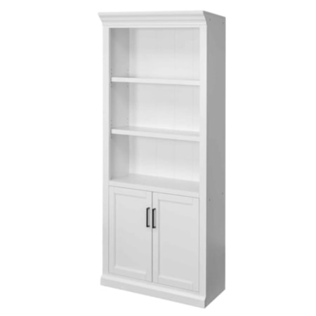 78? H Bookcase with Doors
