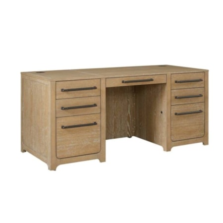 Double Pedestal Desk