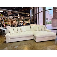 5200 2 PC Down Sectional Sofa