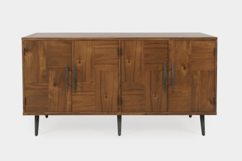 Mid-Century Modern Colhane 4-Door Accent Cabinet