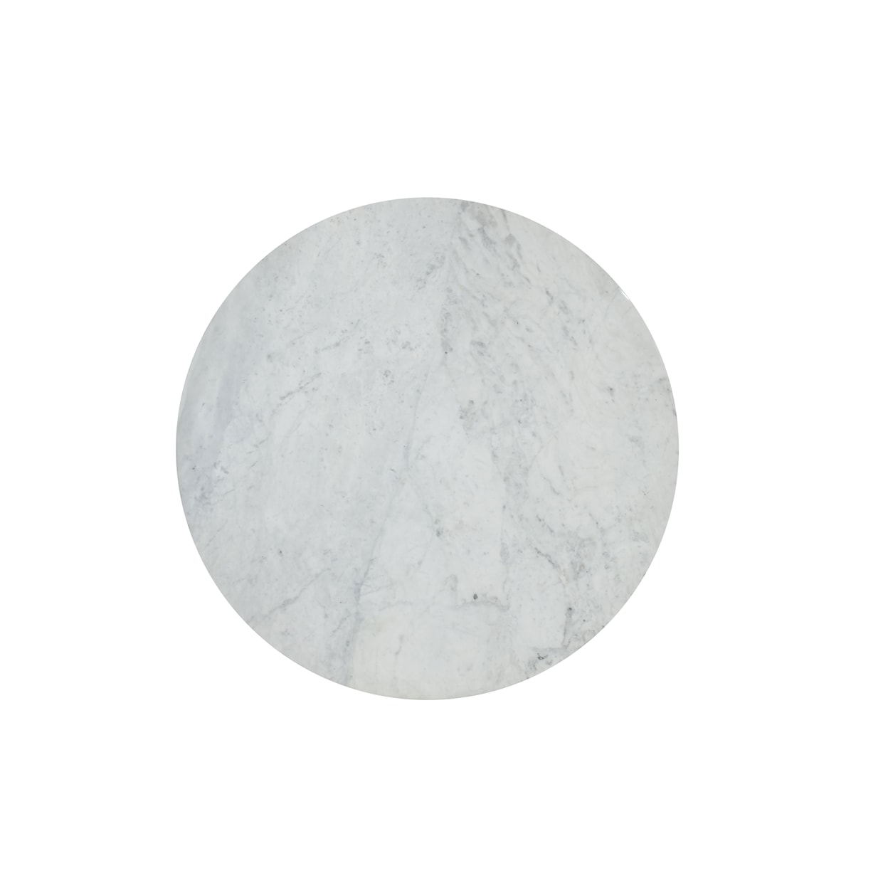 VFM Signature 2271 Rowan 54" Round Marble Table - Gunmetal