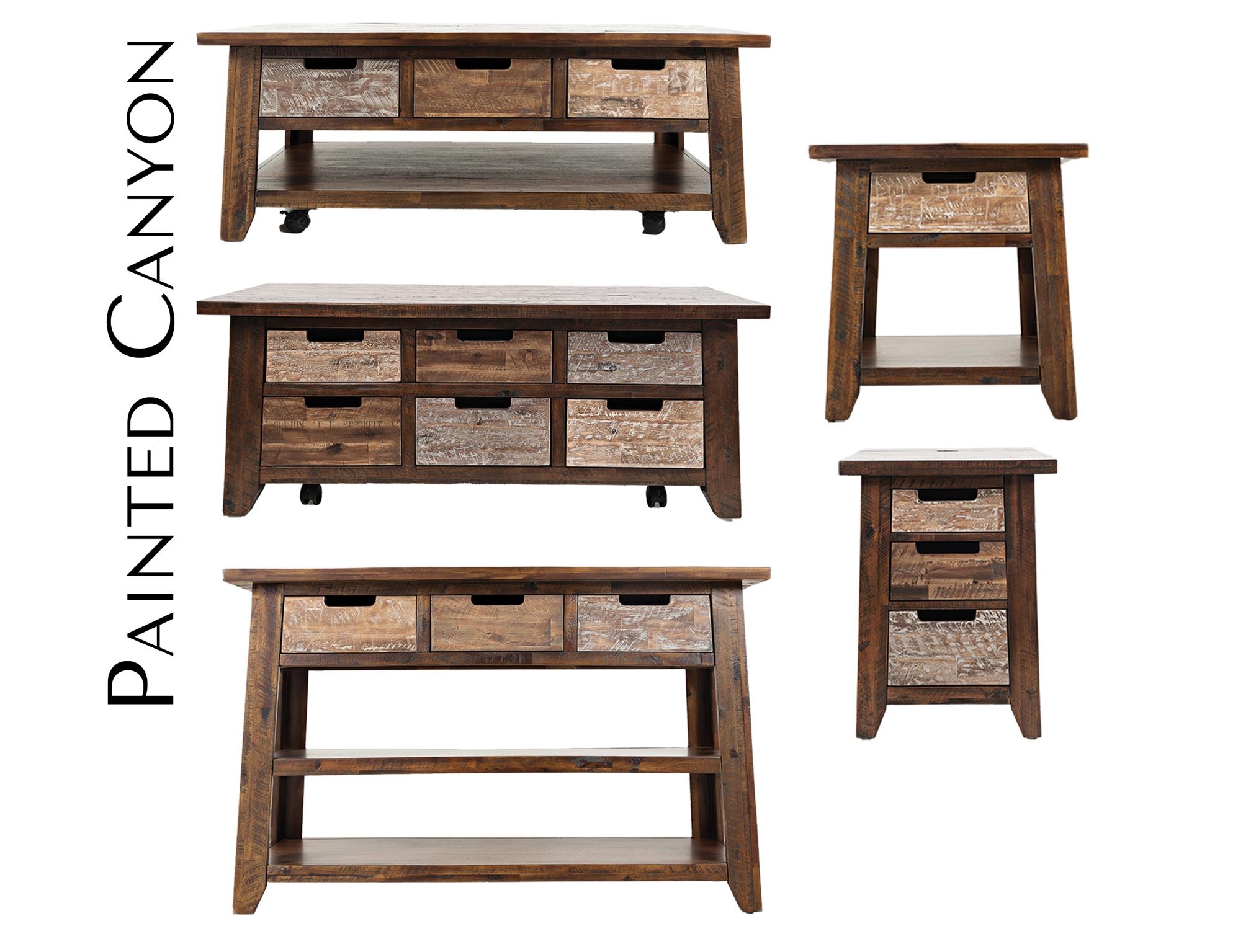 Belfort Essentials Painted Canyon End Table