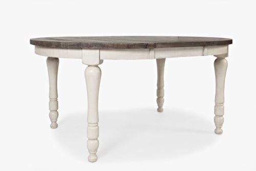 Round to Oval Dining Table