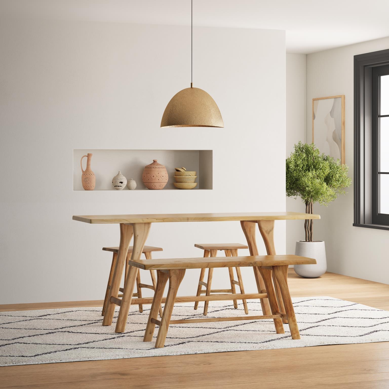 Jofran Sedona Counter Bench