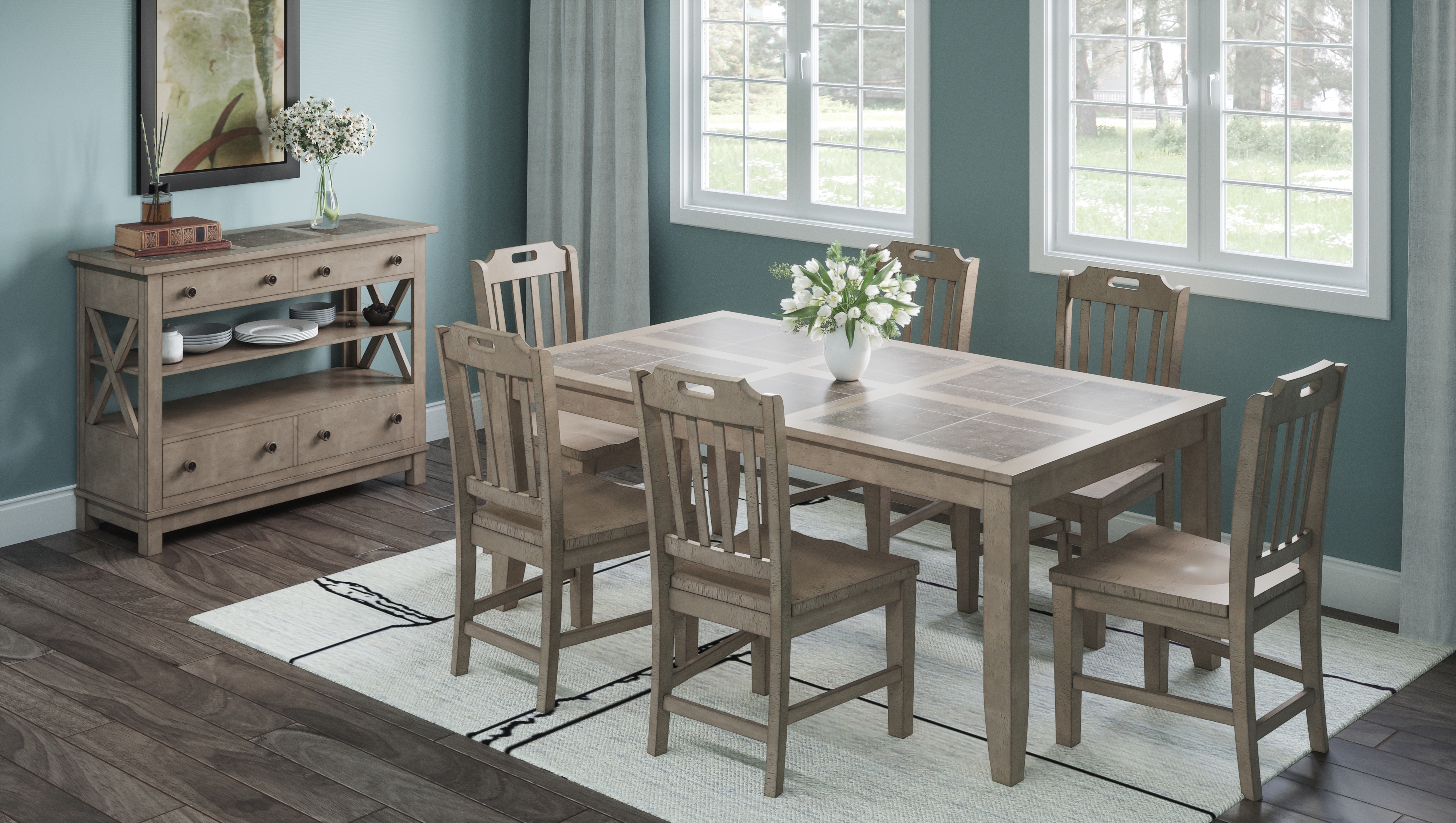 Prescott Park Dining Bench