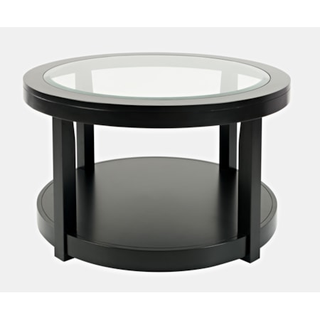 Round Castered Cocktail Table
