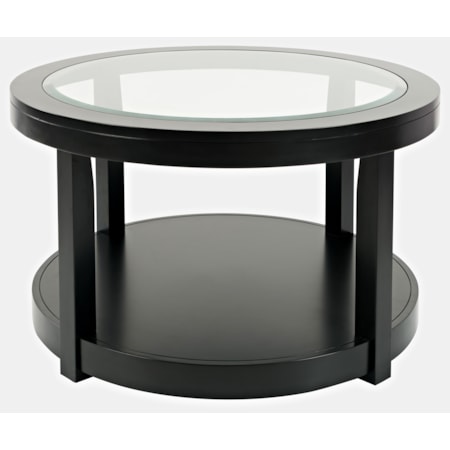 Round Castered Cocktail Table