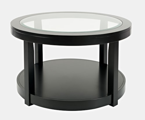 Round Castered Cocktail Table