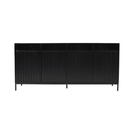 Ryder 70" Black Console Con-Ven