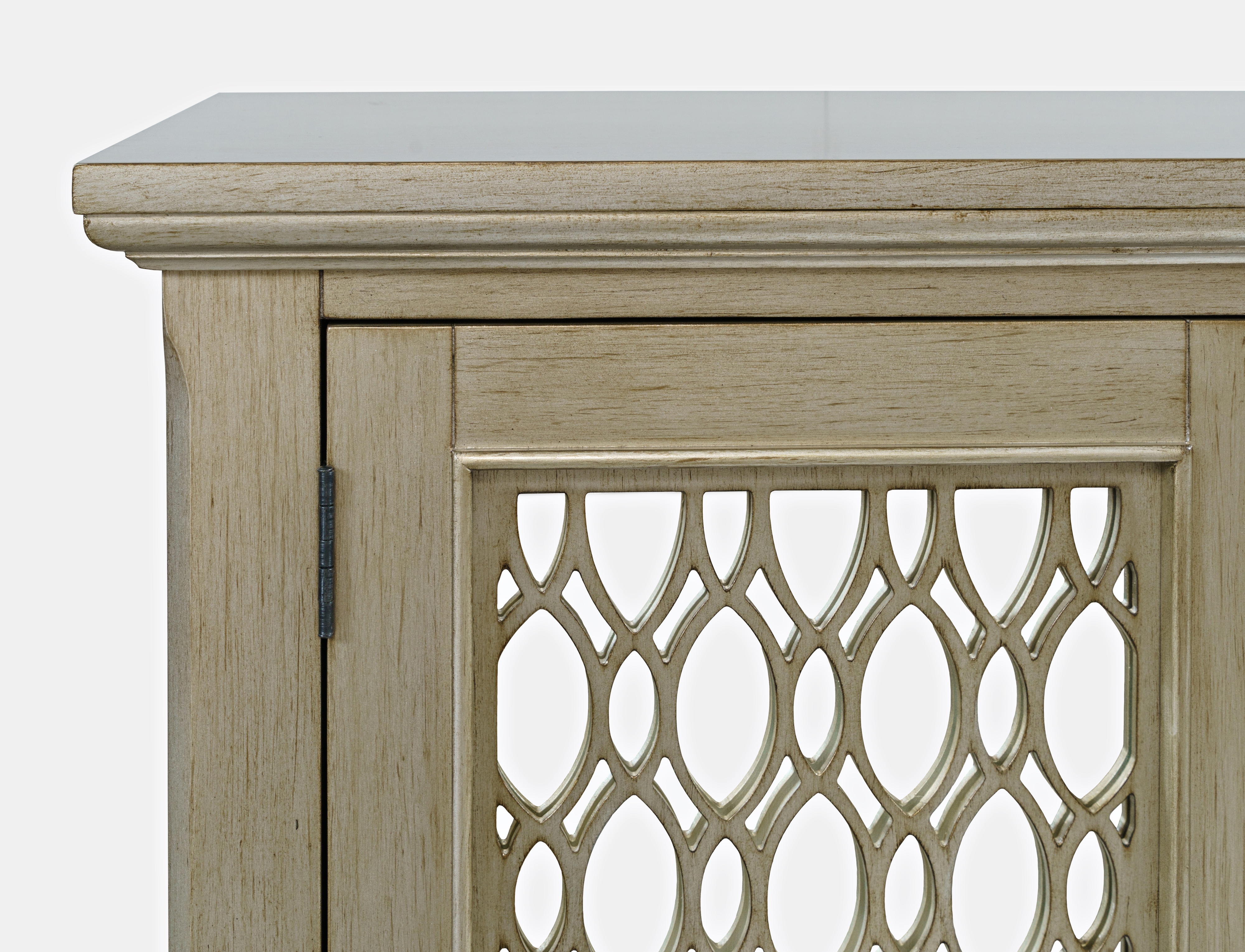 Jofran Isabella 38" Mirrored Accent Cabinet