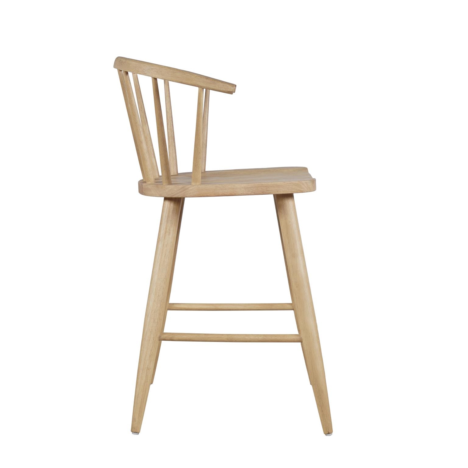 Jofran Ellington Fitz Stool Â€“ Nat (1/Ctn)