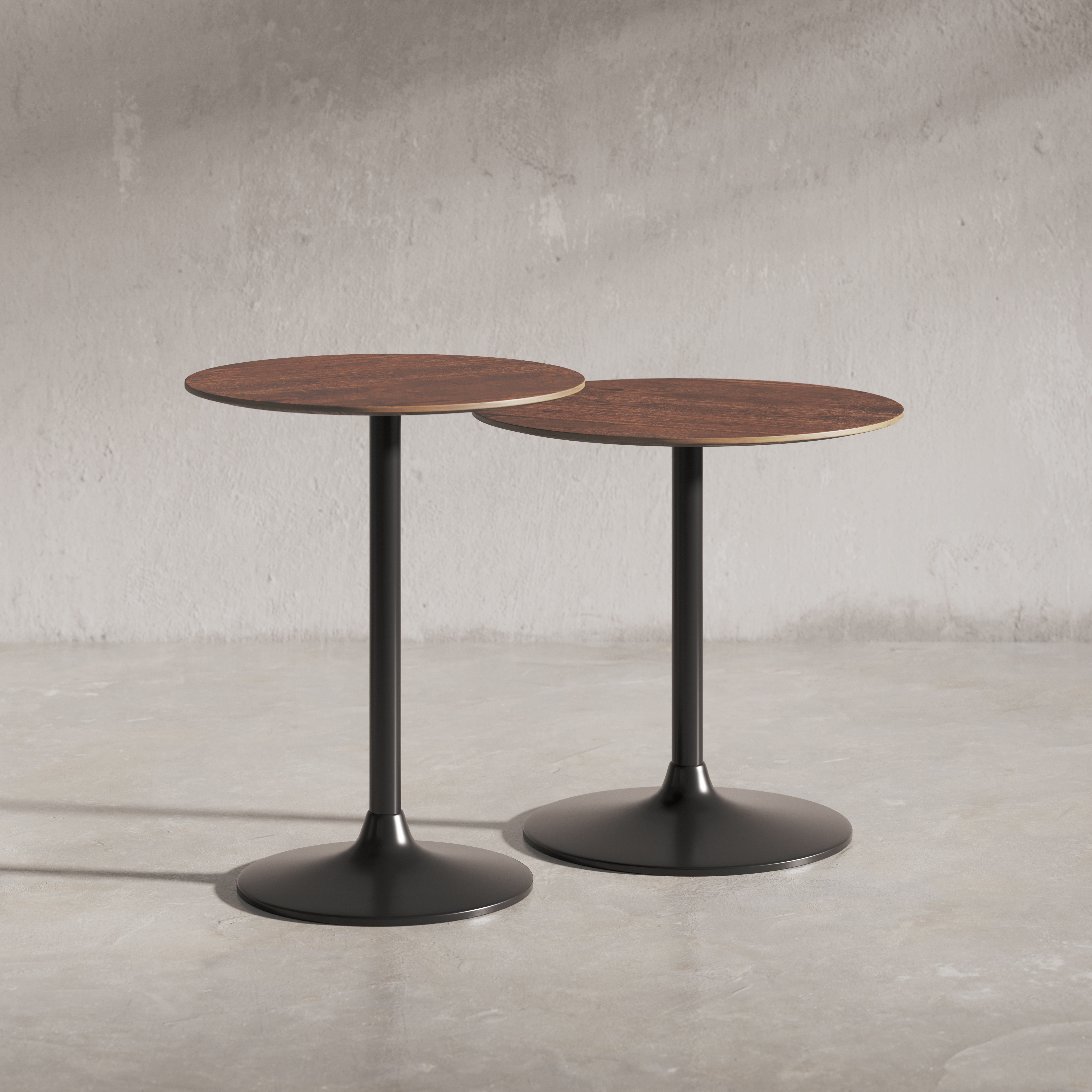 Jofran Remy Nesting Table - Set of 2 - Gunmetal Two Tone