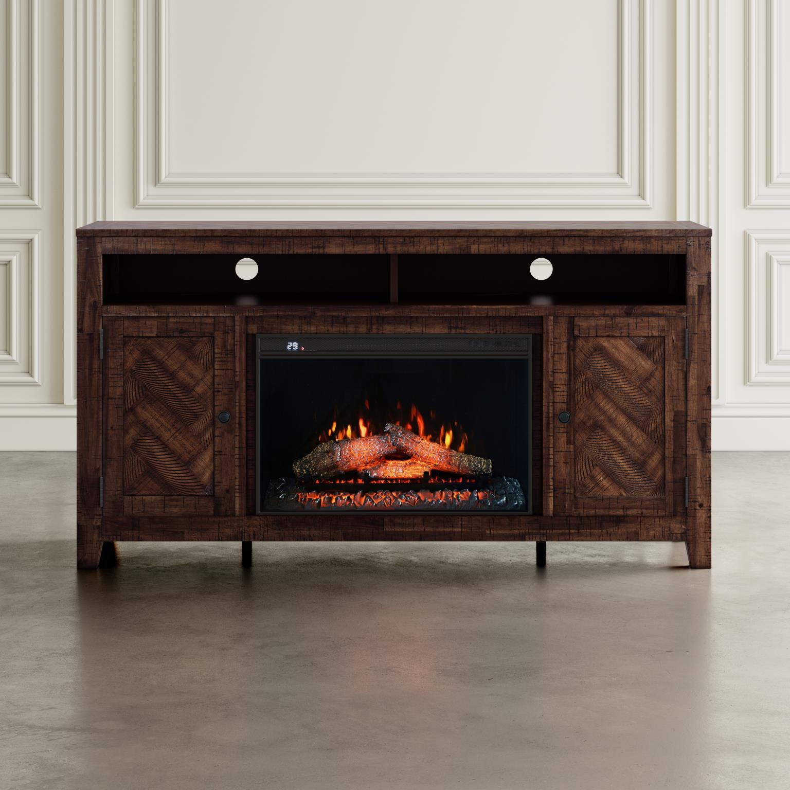 Jofran Fairview Fireplace with Logset