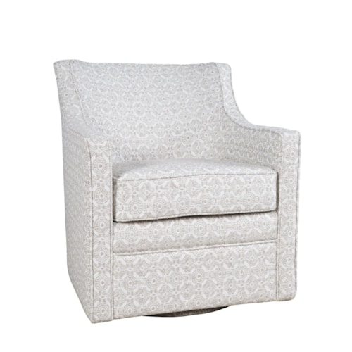 Casual Swivel Accent Chair