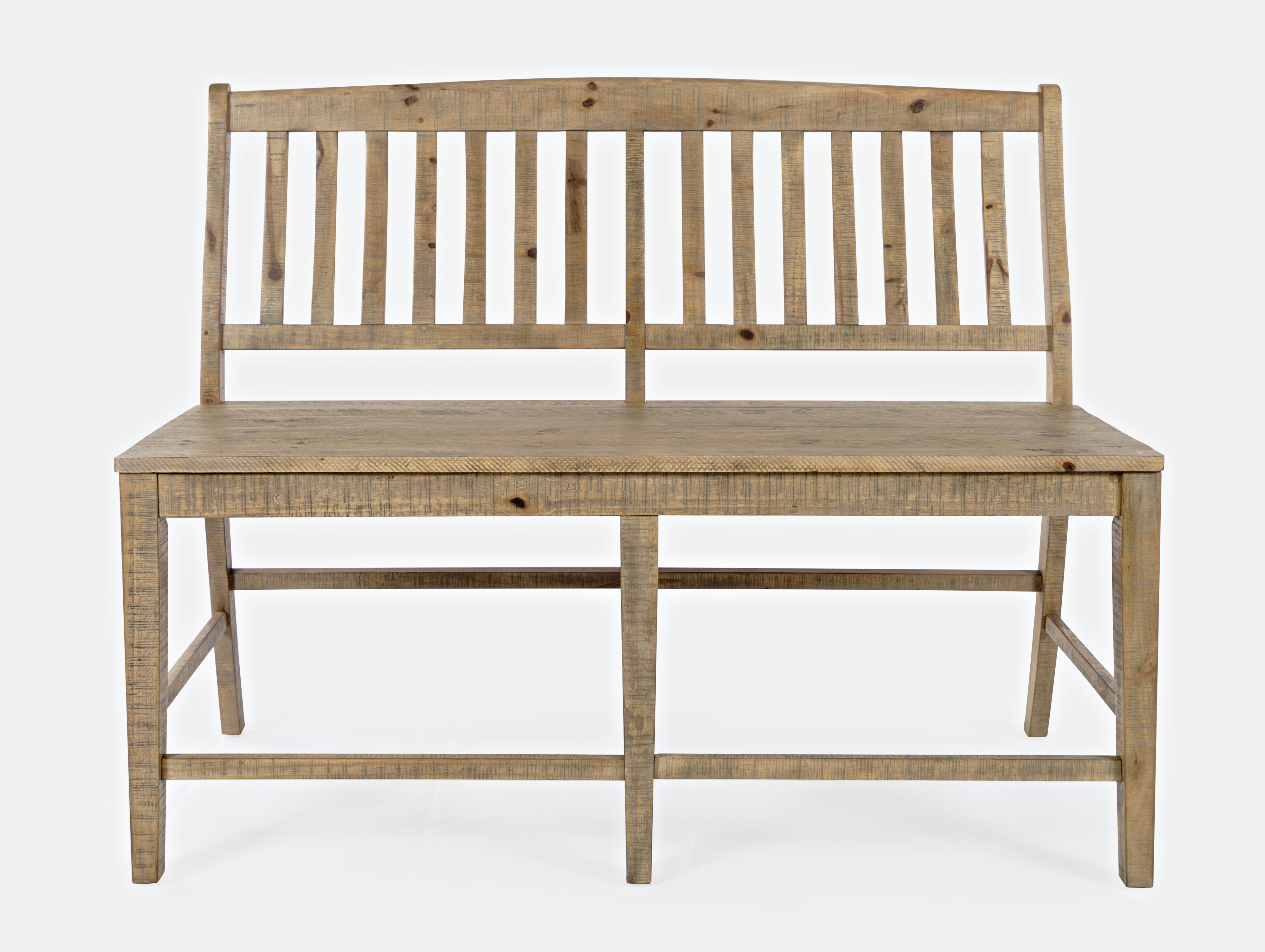 Slatback Counter Bench