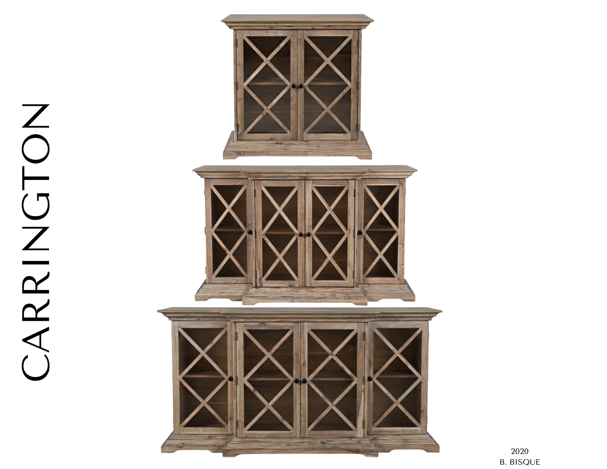 Jofran Carrington Small Breakfront Cabinet