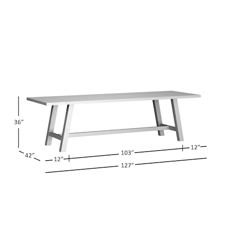 Trestle Ext. Counter Table