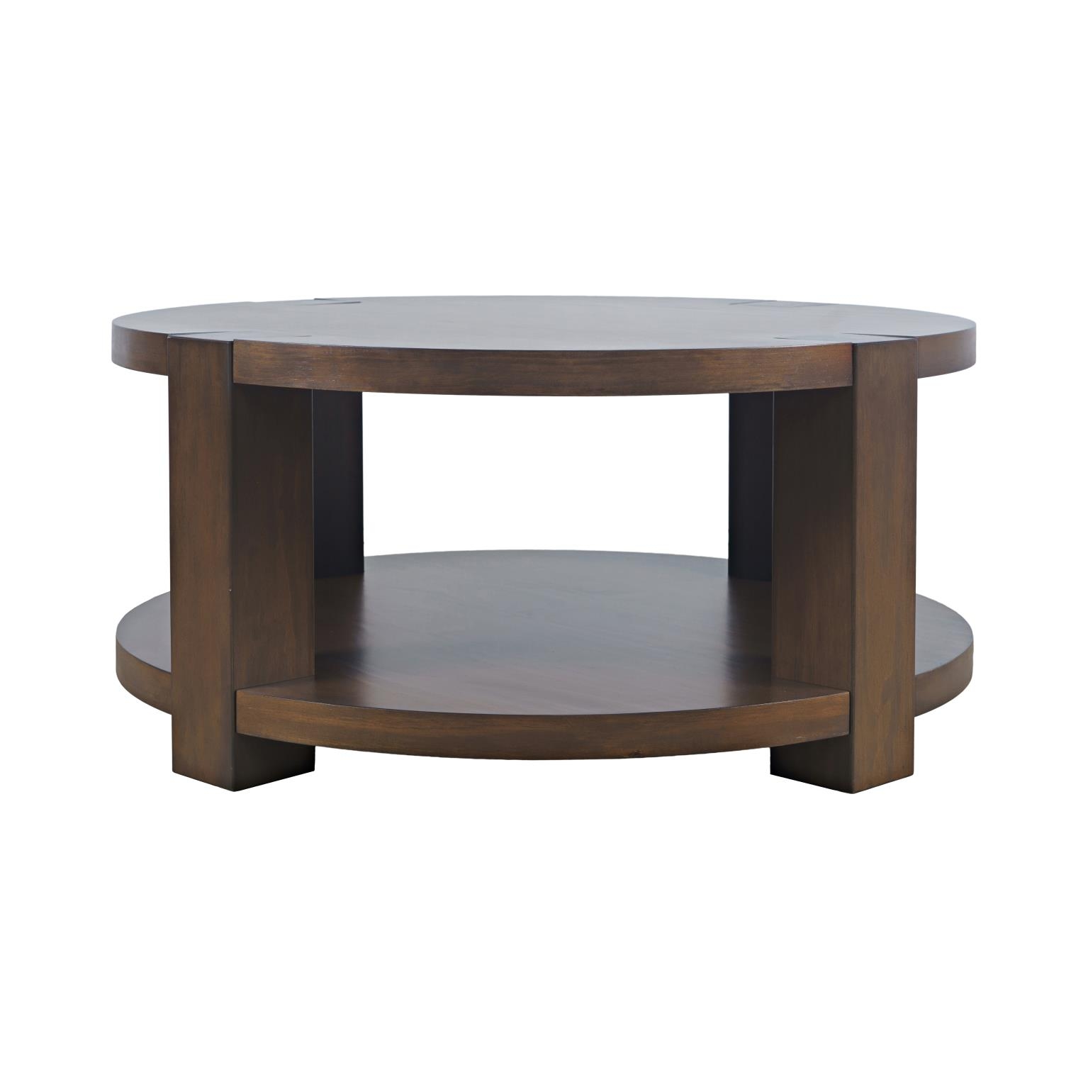 Brownstone Castered Round Coffee Table