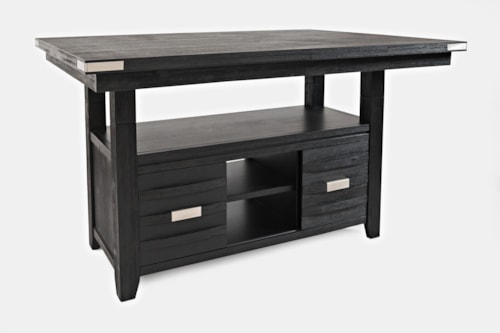 Contemporary Counter Height Dining Table with 1 12" Leaf