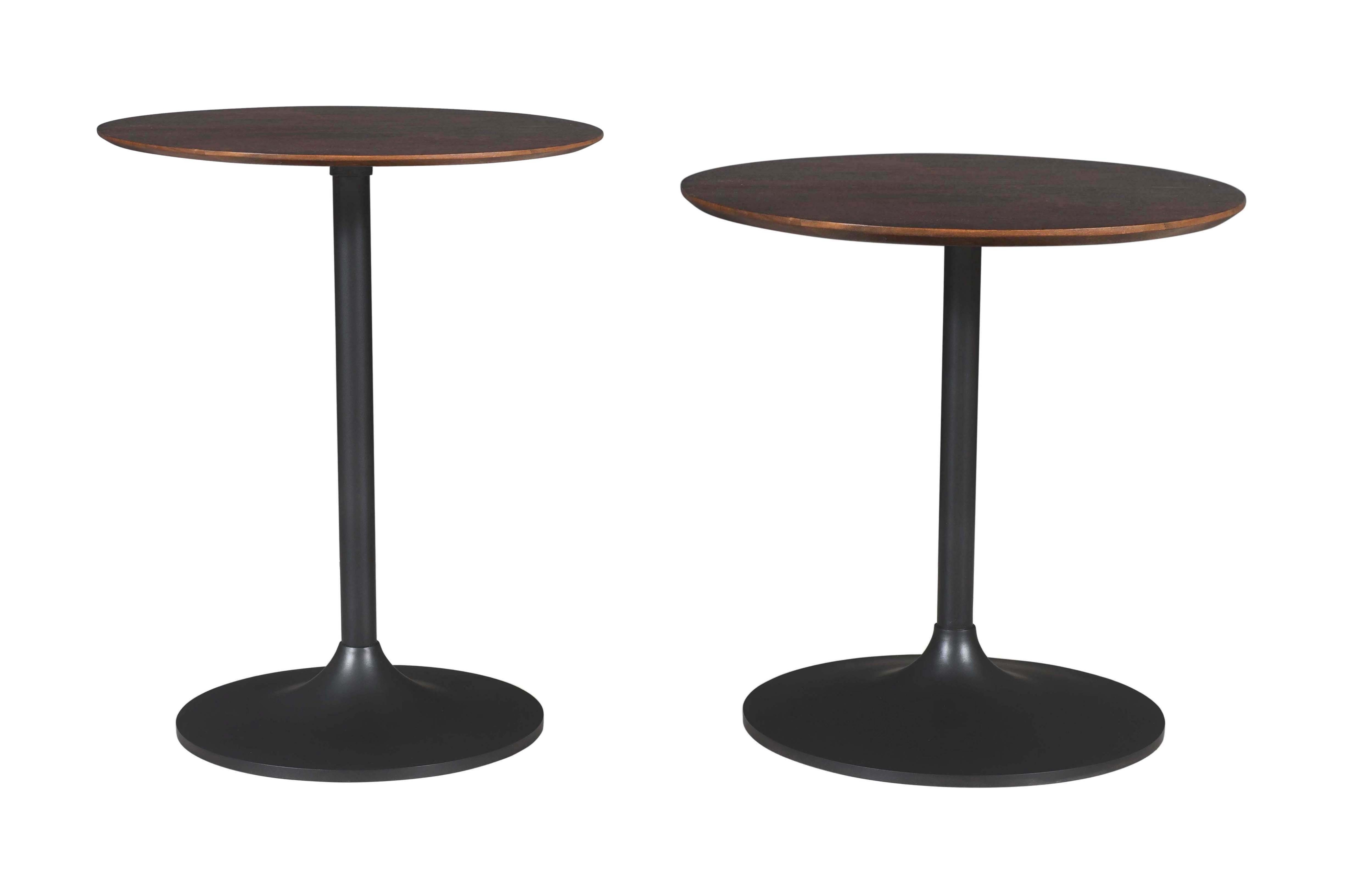 Jofran Remy 1730223GMT Nesting Table Set of 2 Gunmetal Two Tone