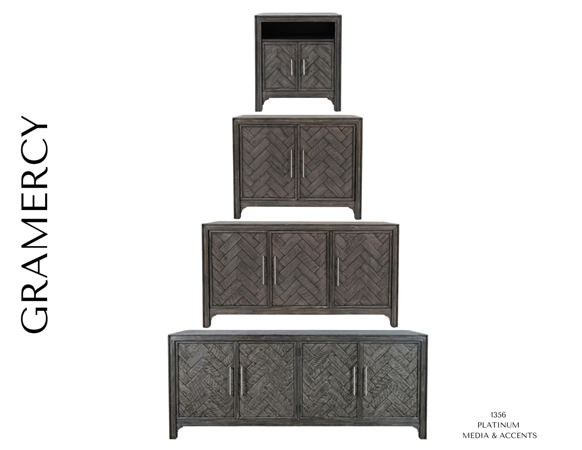 Jofran Gramercy 4 Door Accent Cabinet