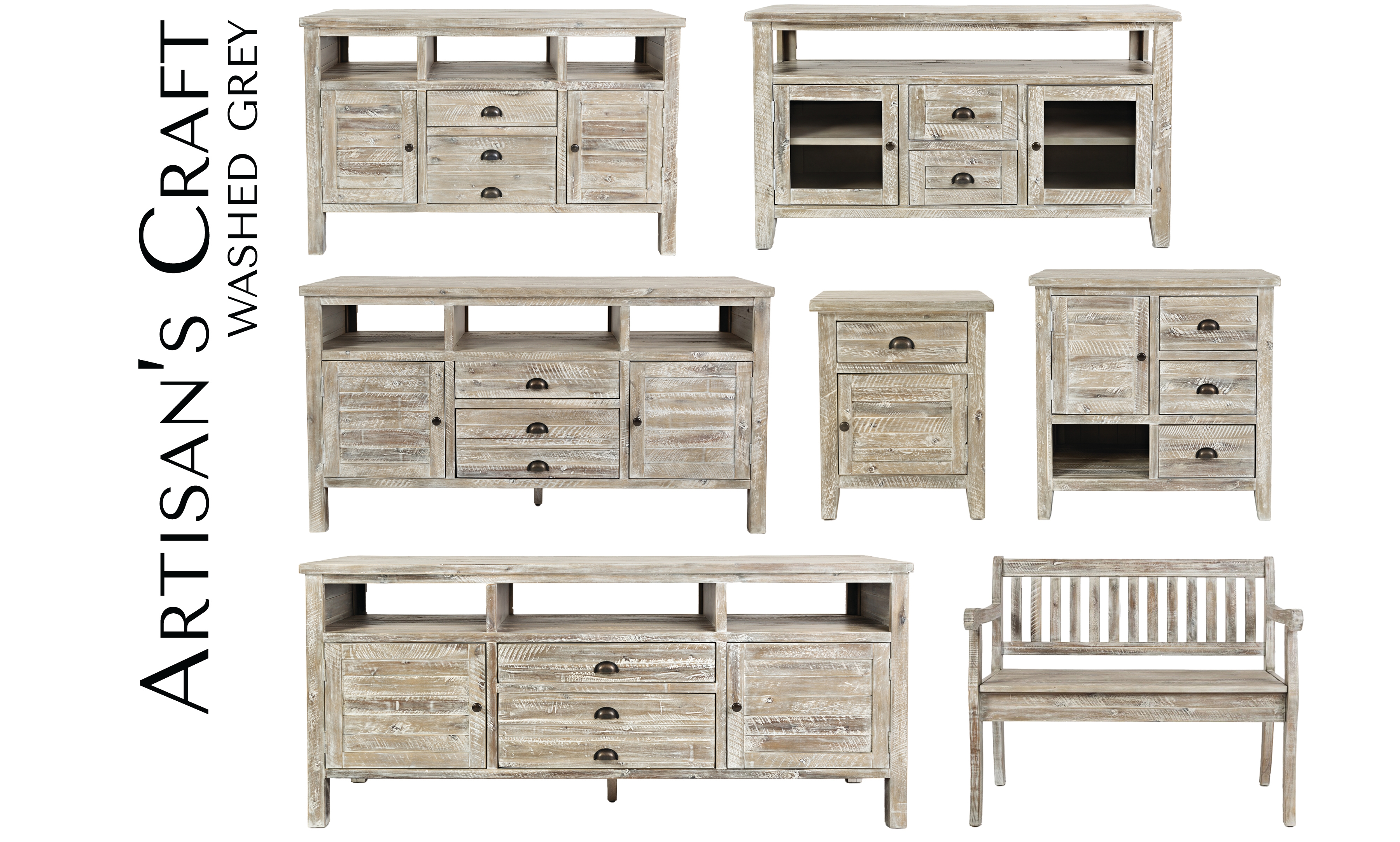 Jofran Artisan's Craft 70" Media Console