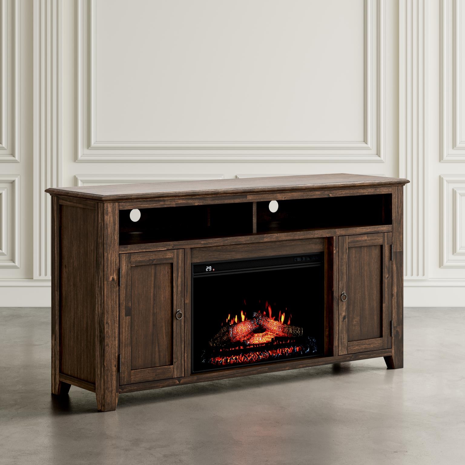 Jofran Bakersfield Bakerfield Fireplace with Logset