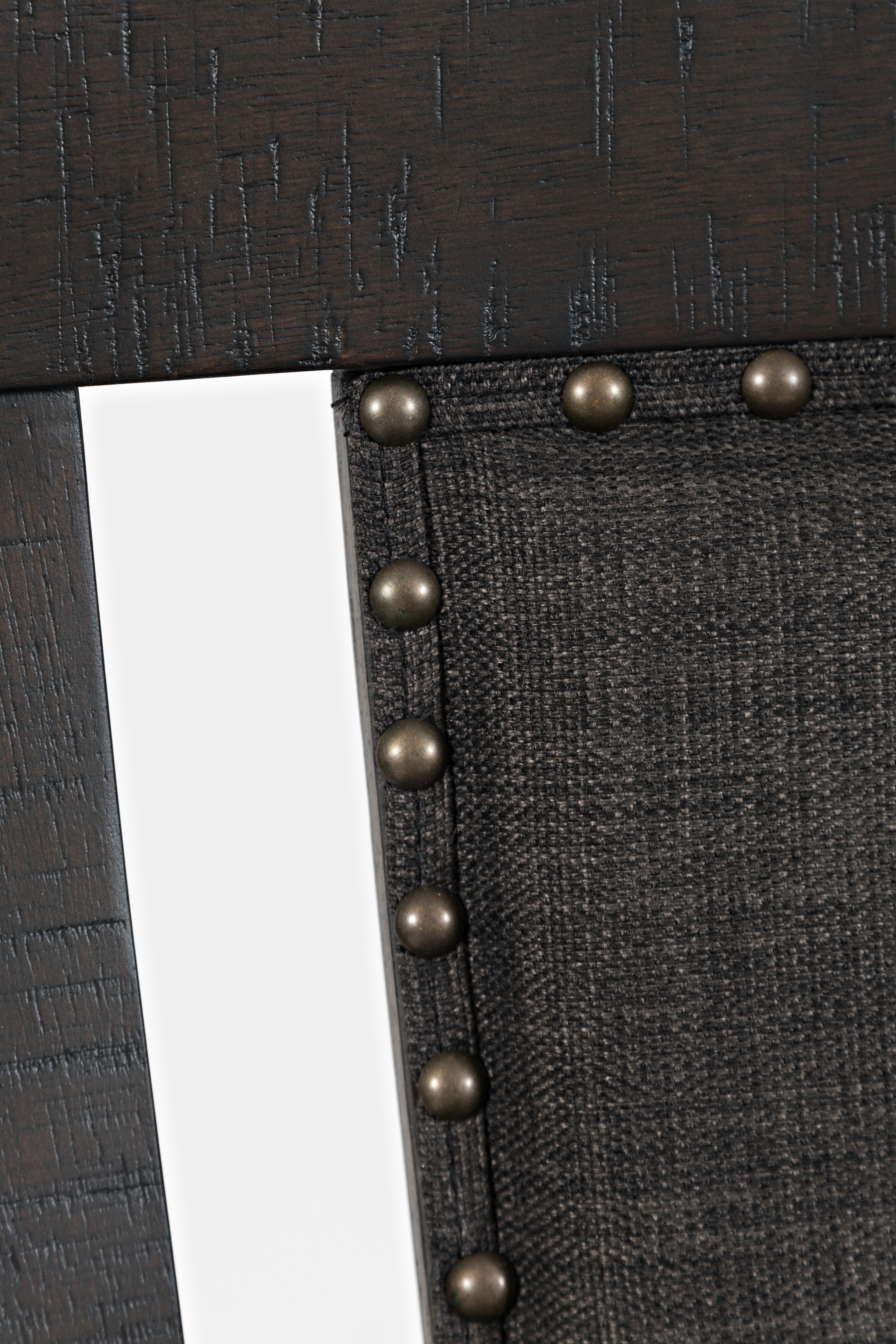 Jofran American Rustics Upholstered Slatback Stool