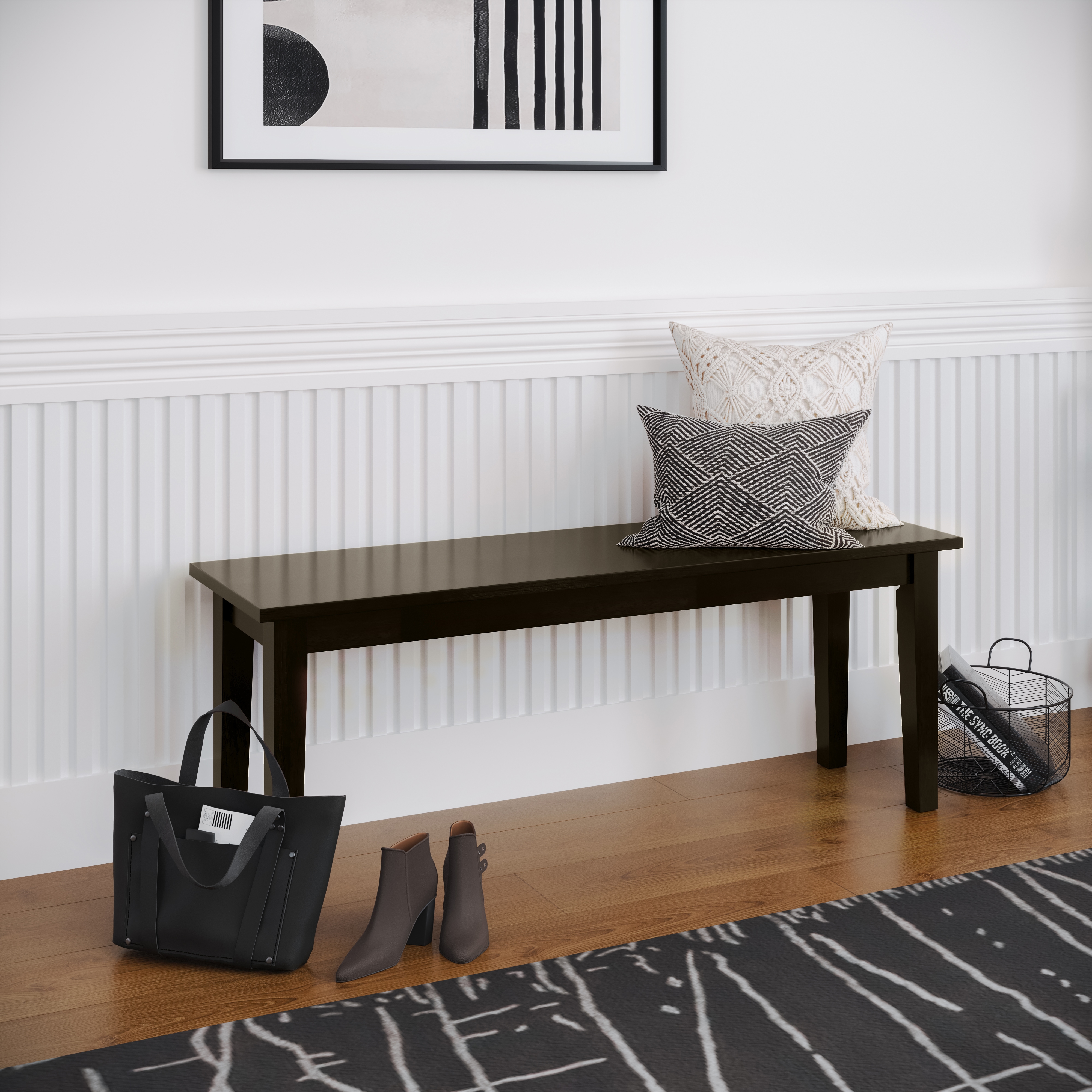 Jofran Simplicity Wooden Dining Bench