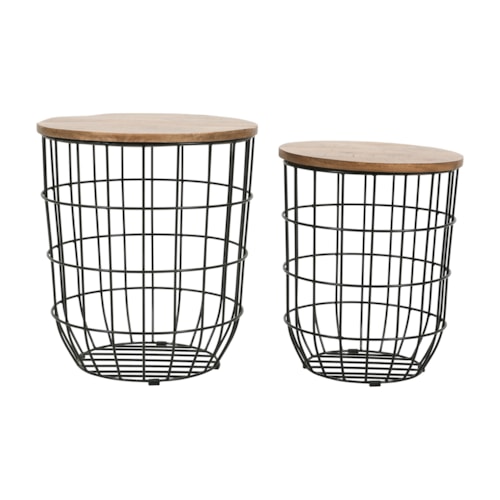 Rondo Contemporary Nesting End Table