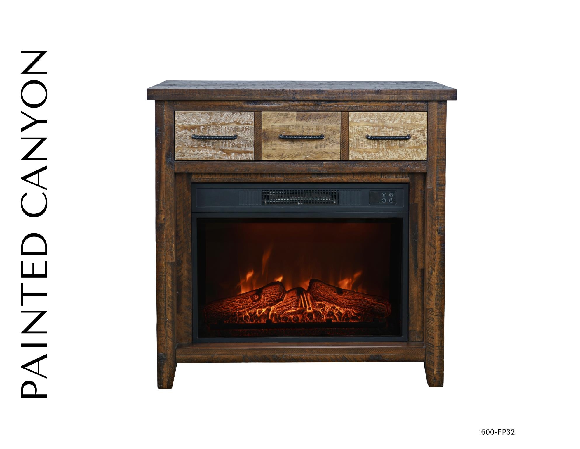 Painted Canyon 32" Fireplace