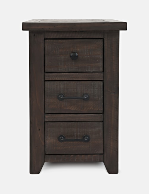 Chairside Table with 2 USB Ports