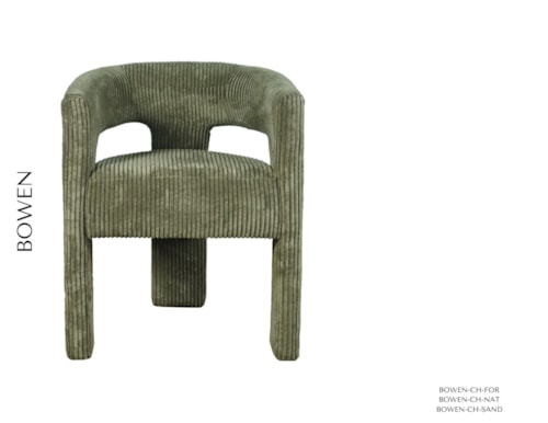Bowen Uph Chair (1/Ctn) - Sand
