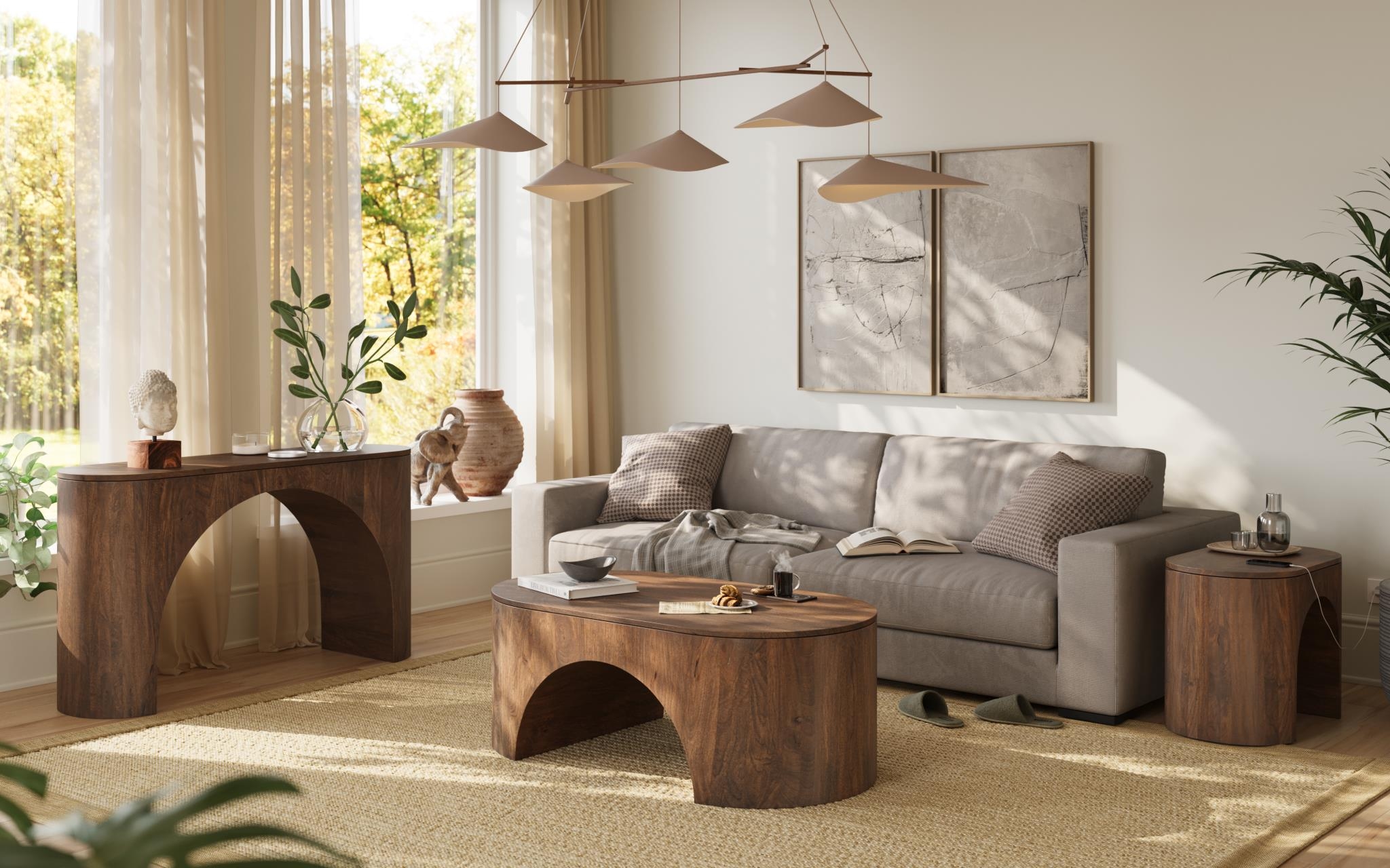 Jofran Luna Sofa Table