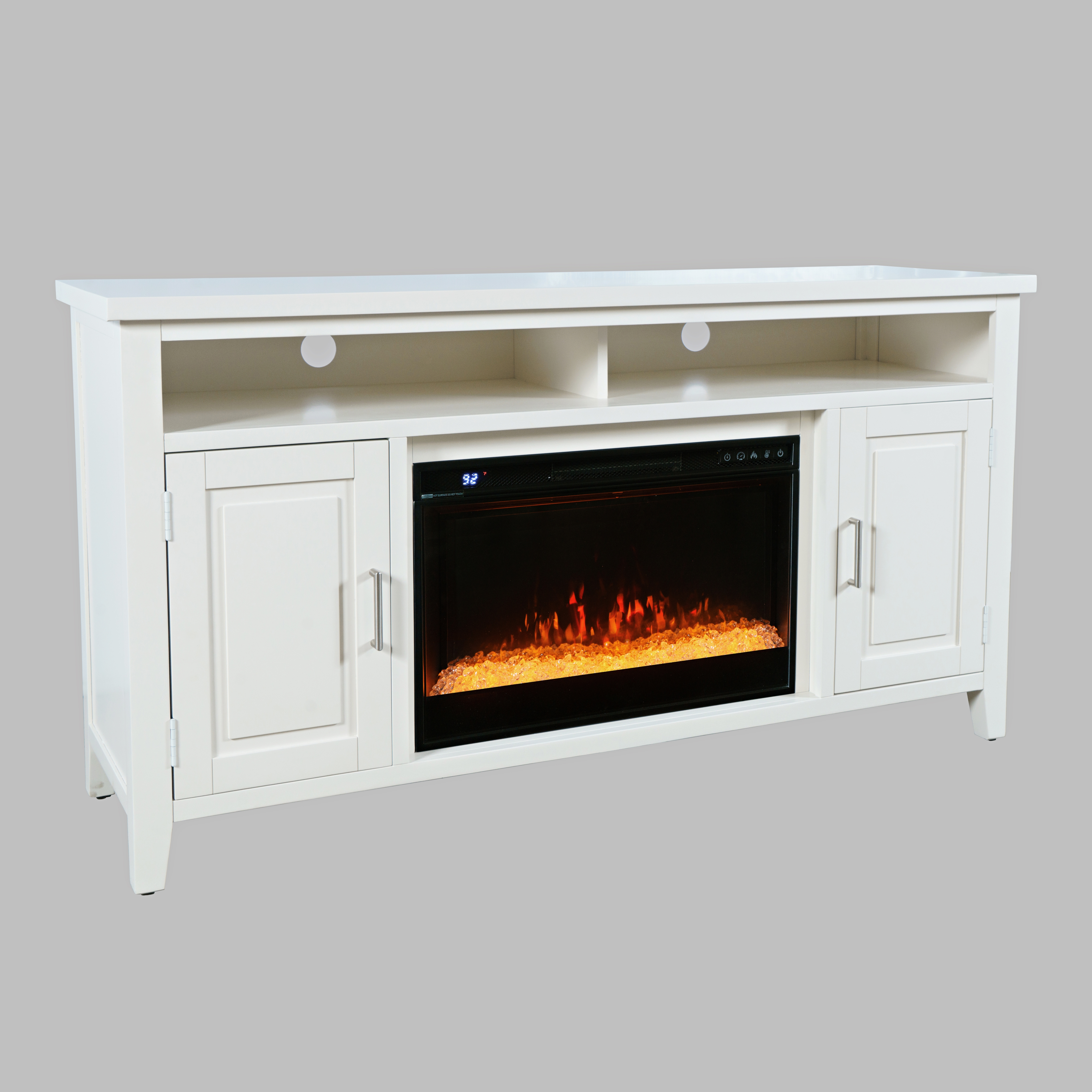 Jofran Urban Icon Fireplace with Crystal Display