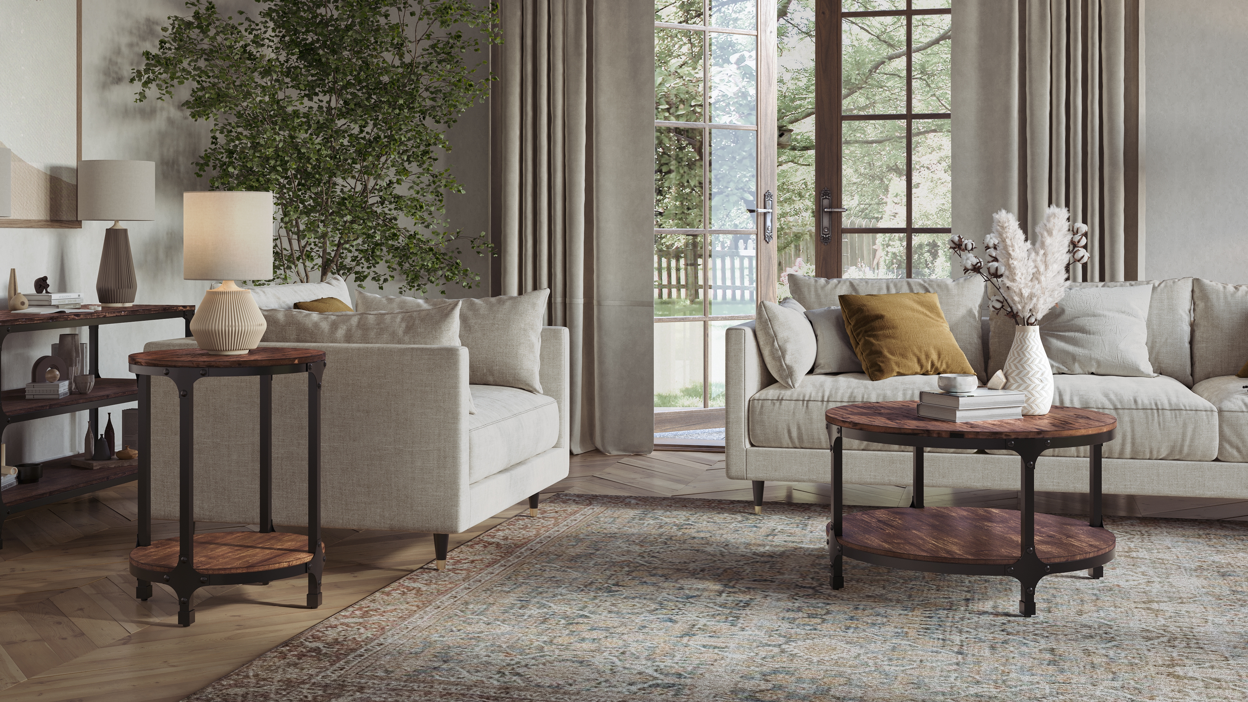 Round Cocktail Table