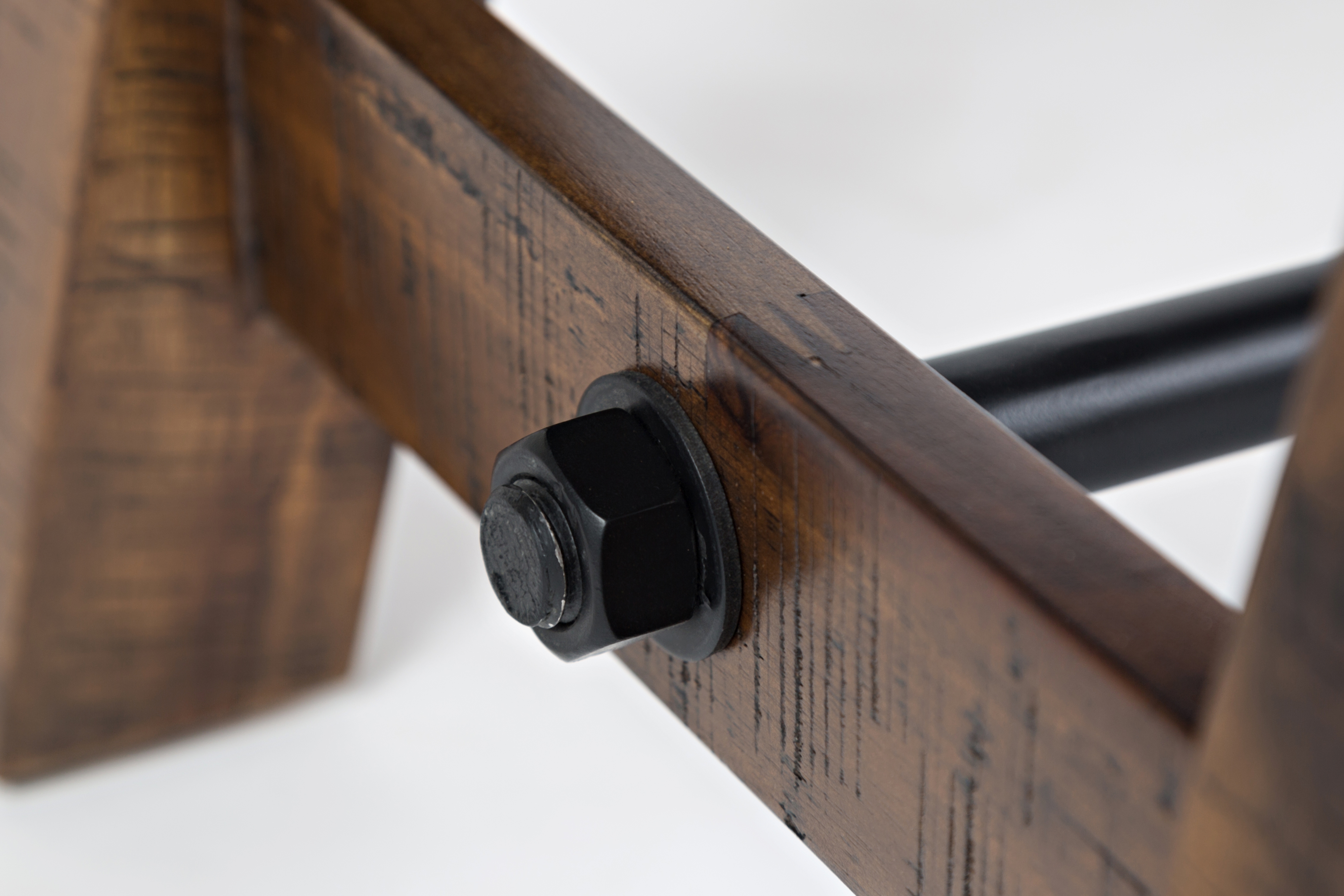 Jofran Cannon Valley Bench with Upholstered Seat