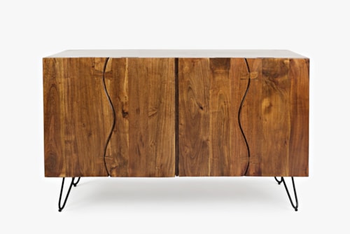 Sideboard with 4 Live Edge Doors