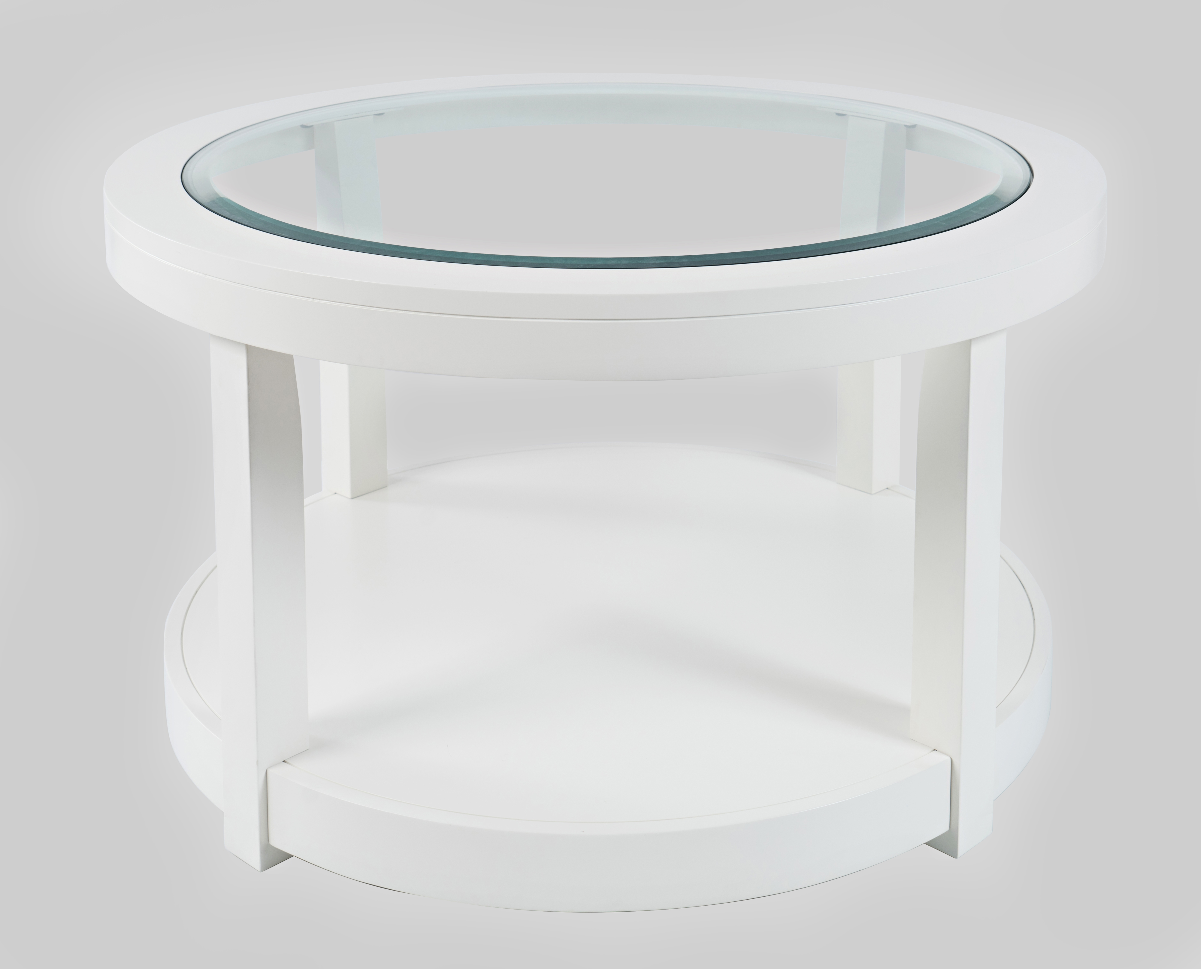 Round Castered Cocktail Table