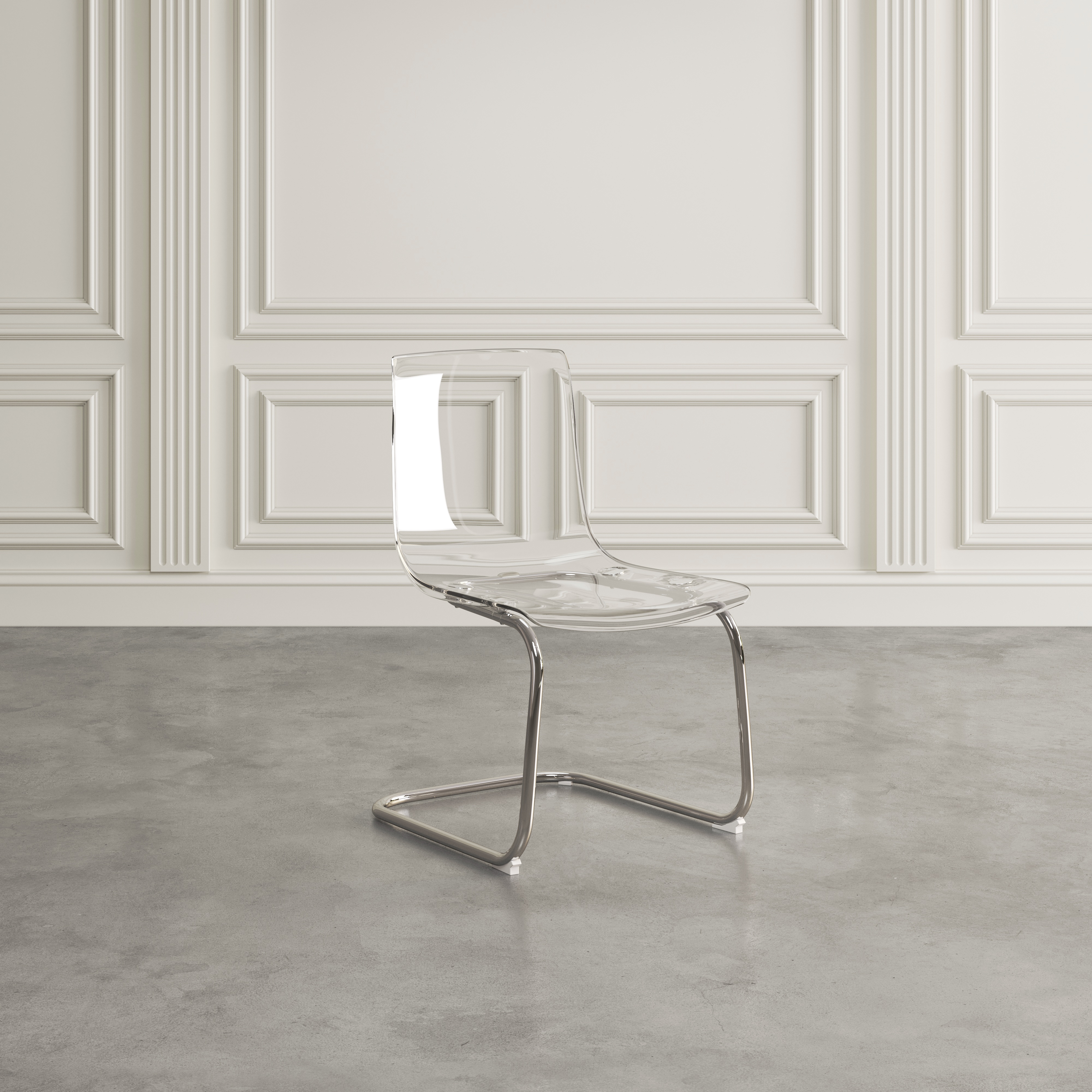 Jofran Urban Archive Transparent Dining Chair