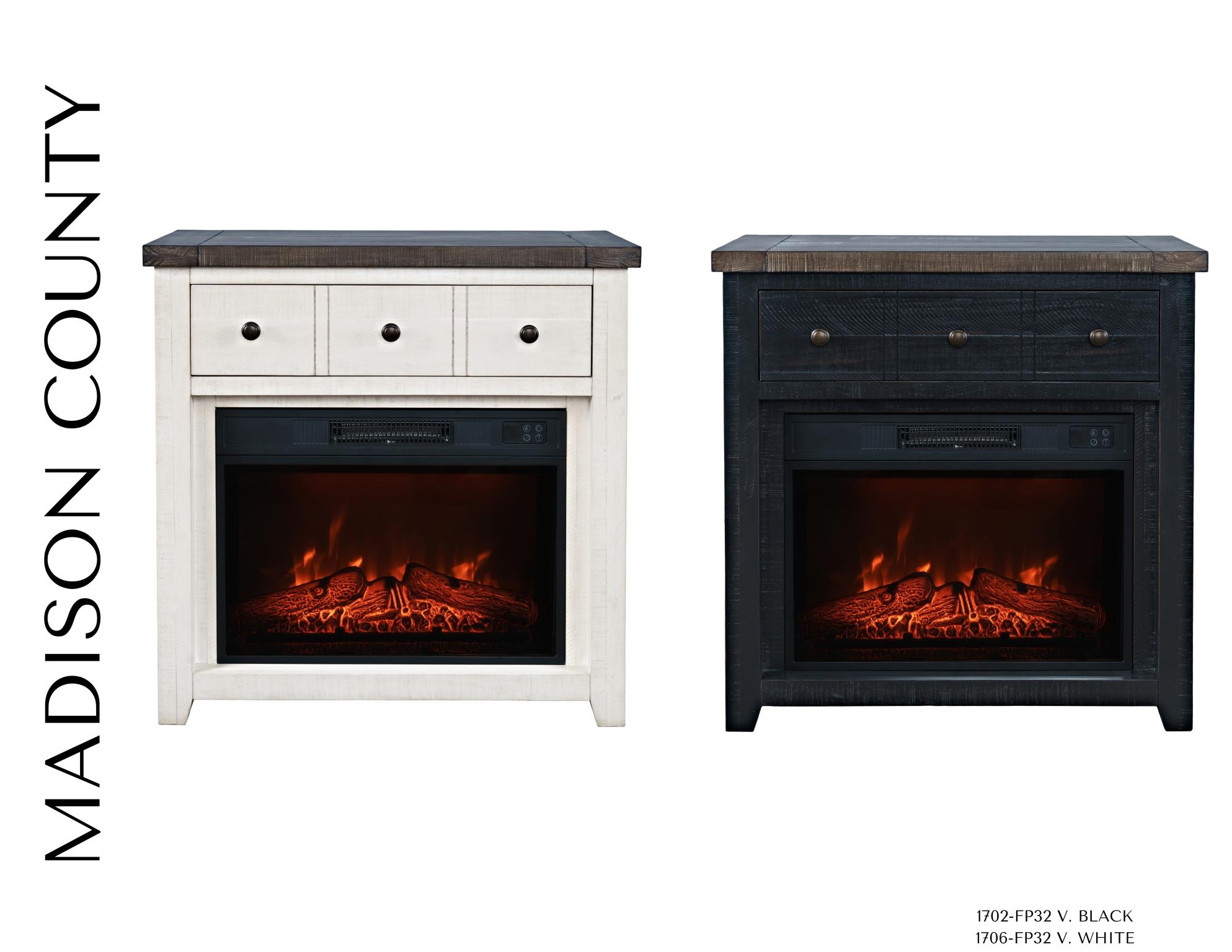 Jofran Madison County Madison County Collection 32" Fireplace