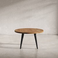 Contemporary Round Cocktail Table