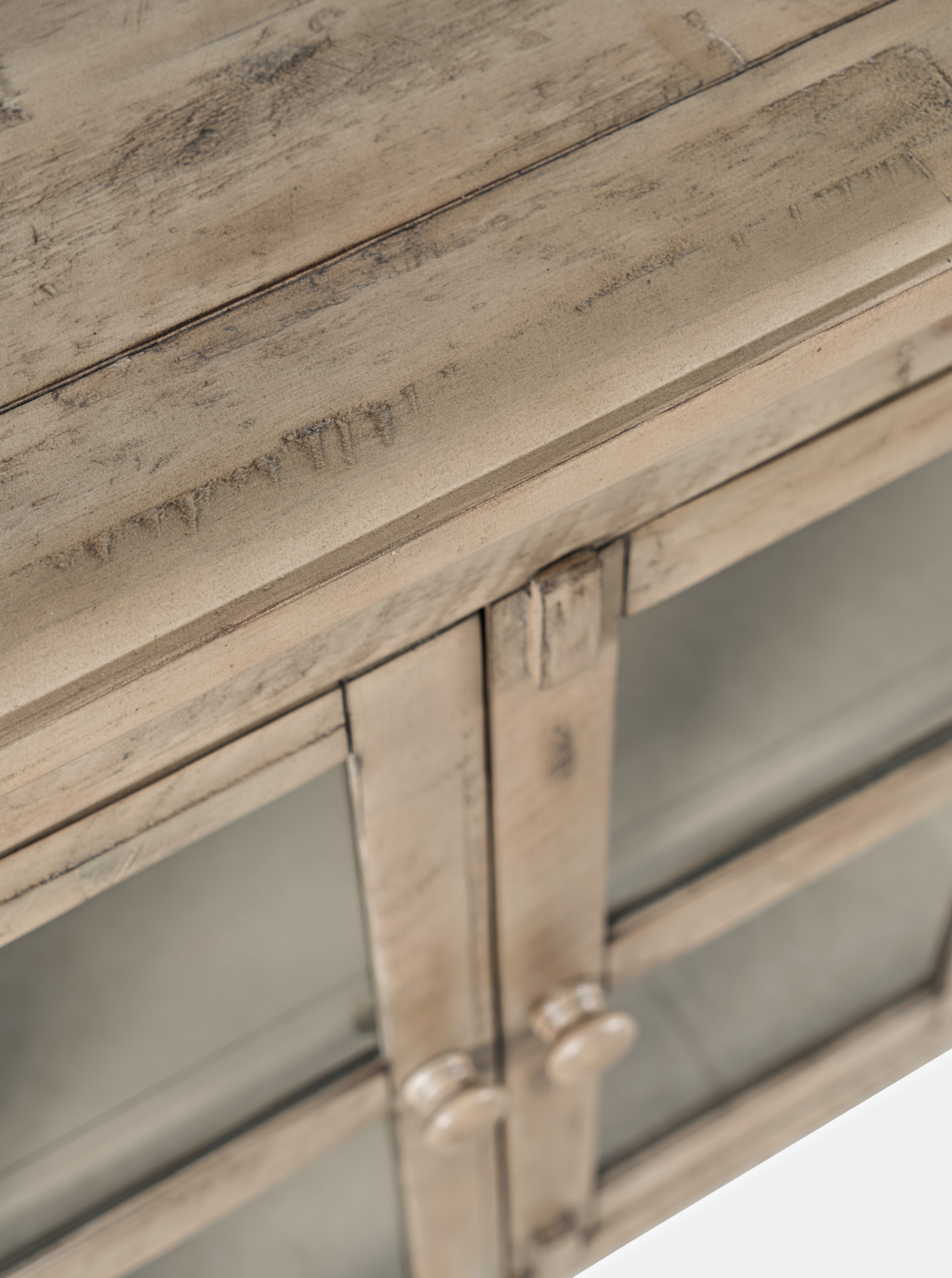 Jofran Rustic Shores 4 Door Low Cabinet