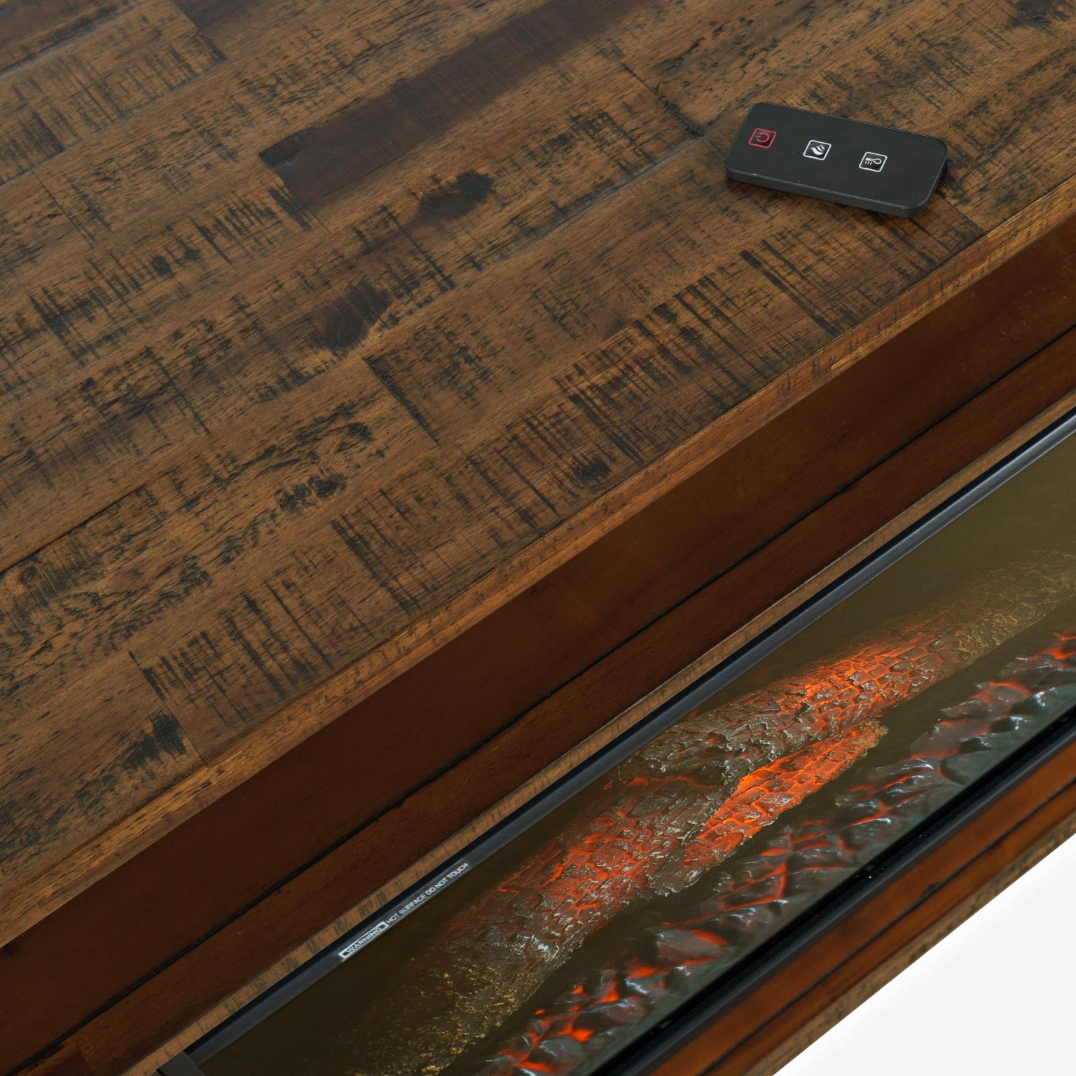 Jofran Cannon Valley Fireplace with Logset