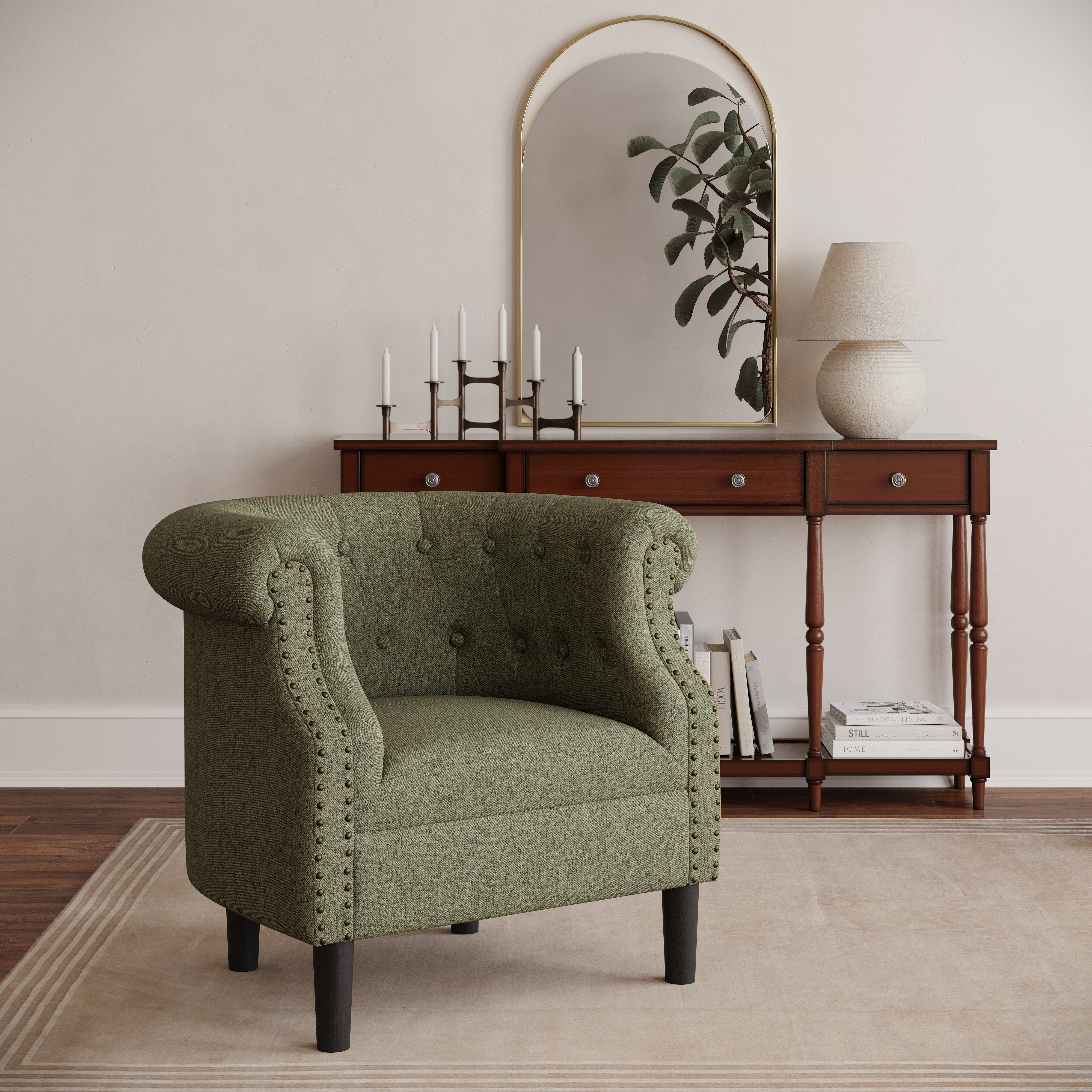 Jofran Lily Accent Chair - Sage