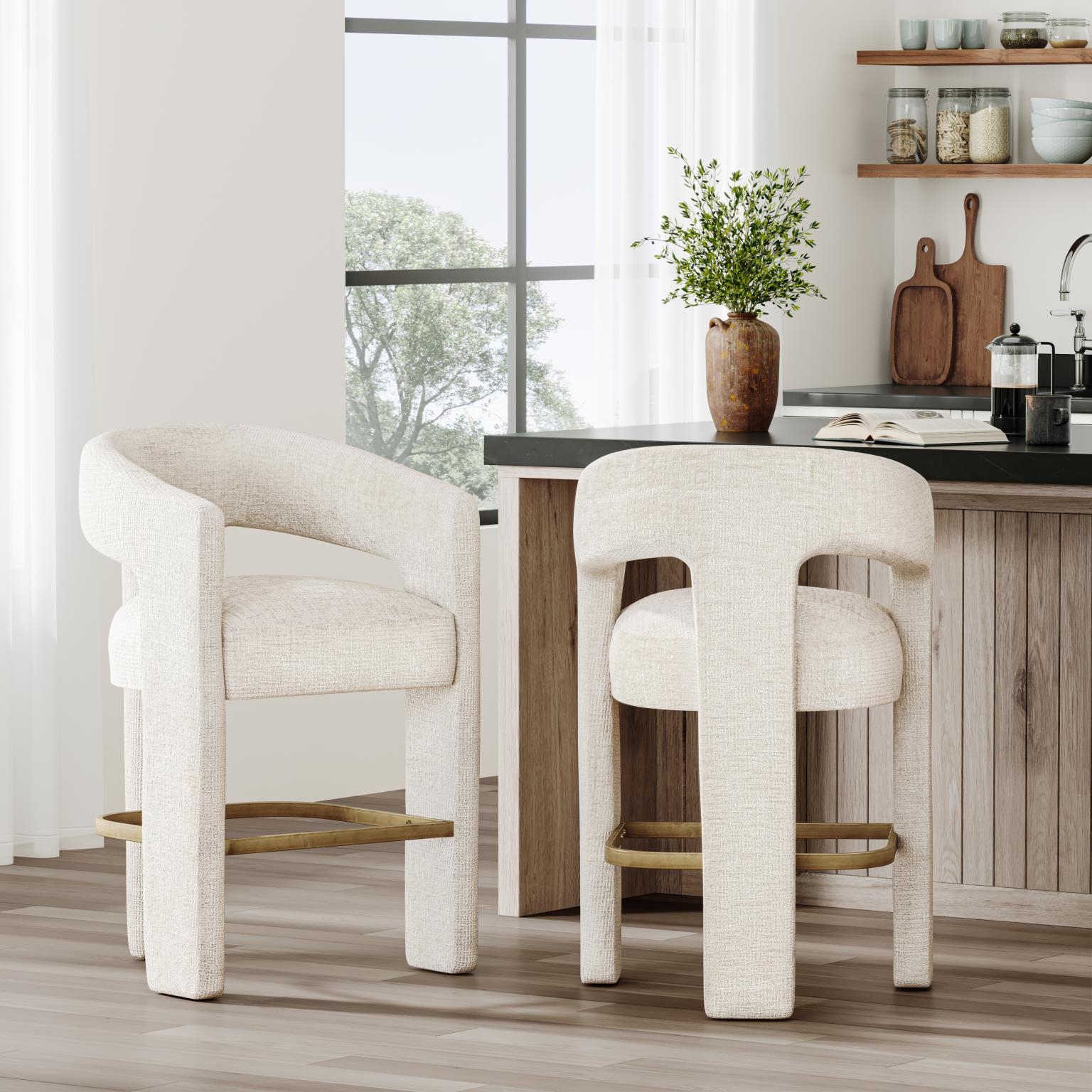 Jofran Urban Archive Upholstered Counter Stool
