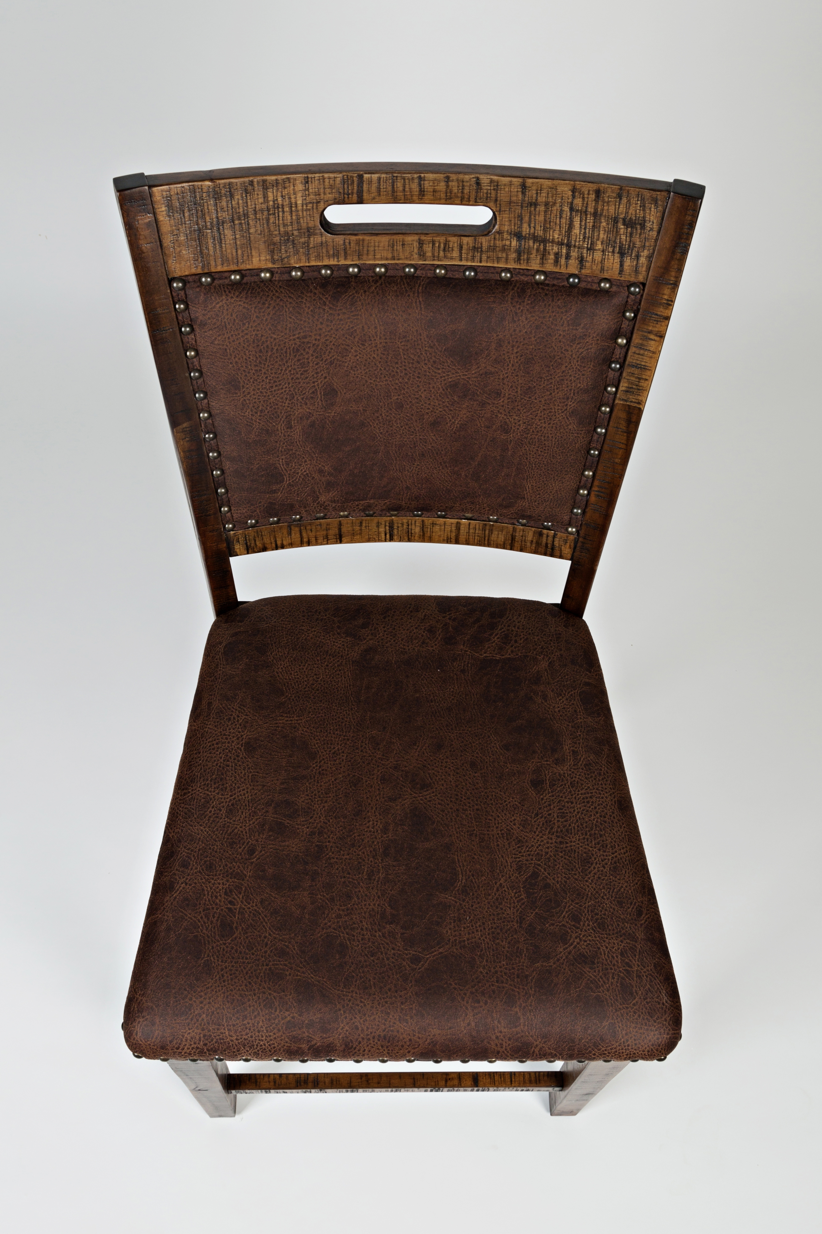 Upholstered Back Counter Stool