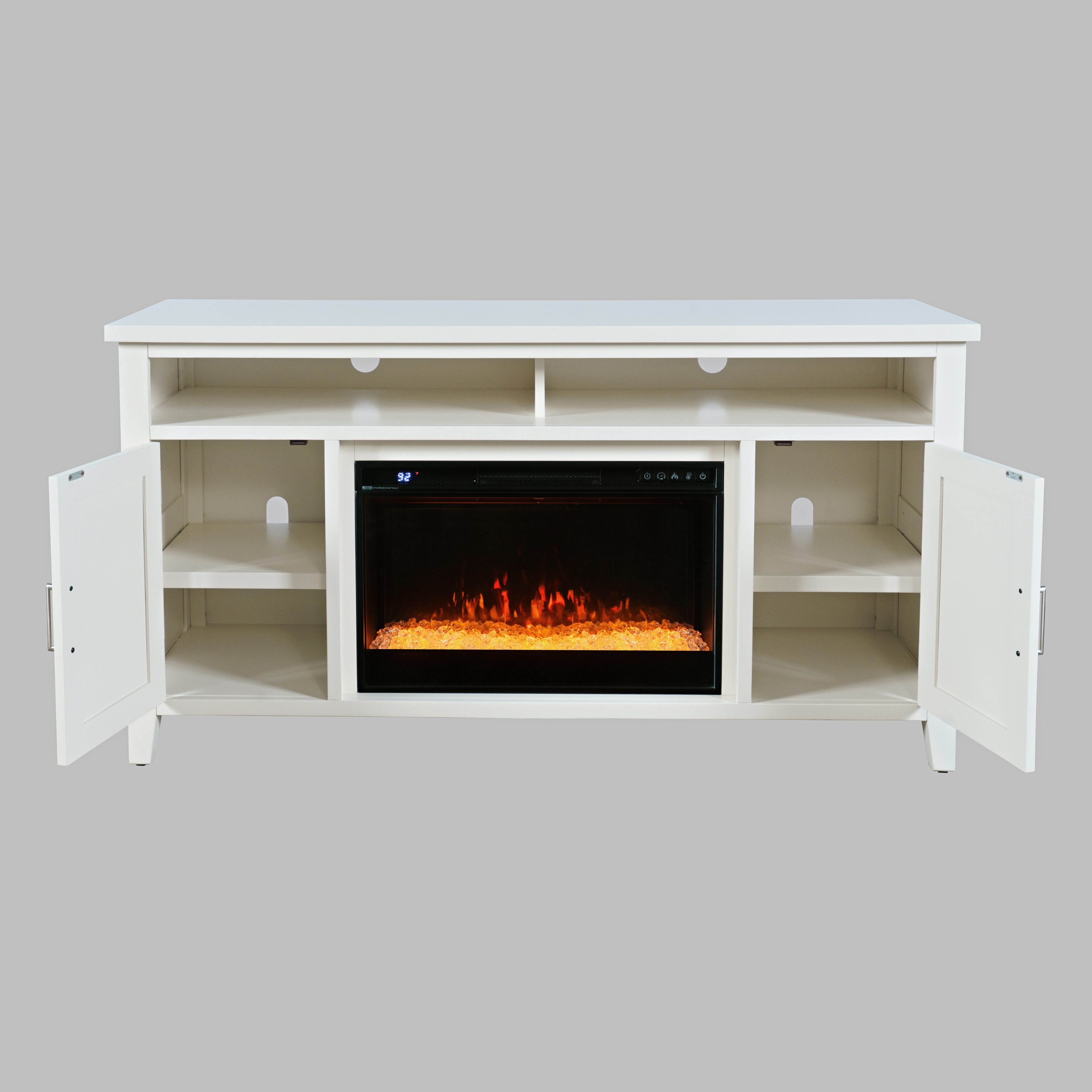 Jofran Urban Icon Fireplace with Crystal Display